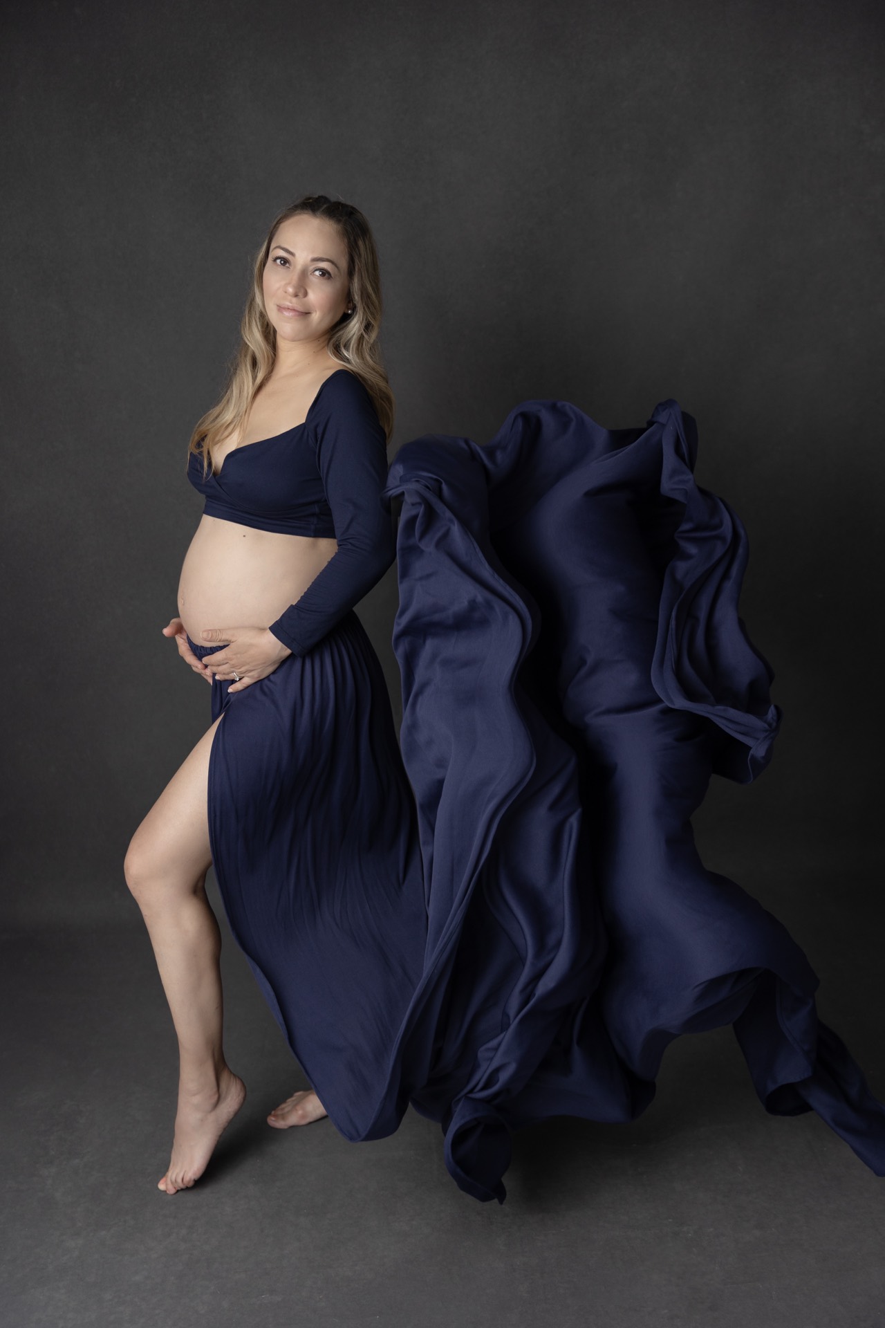 Fotografía de embarazada estudio Guadalajara