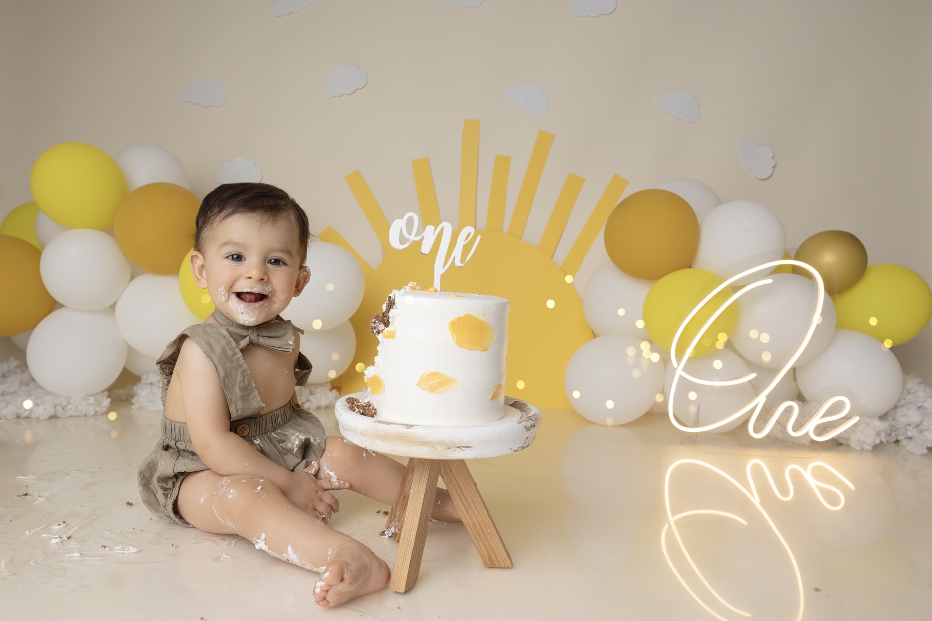 Sesión Smash Cake bebé un año Guadalajara