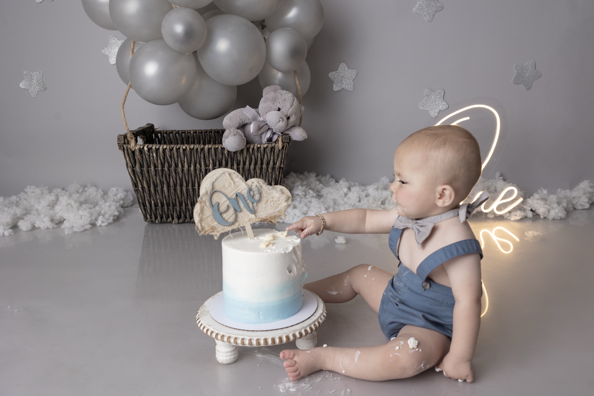 Sesión Smash Cake bebé un año Guadalajara Jalisco